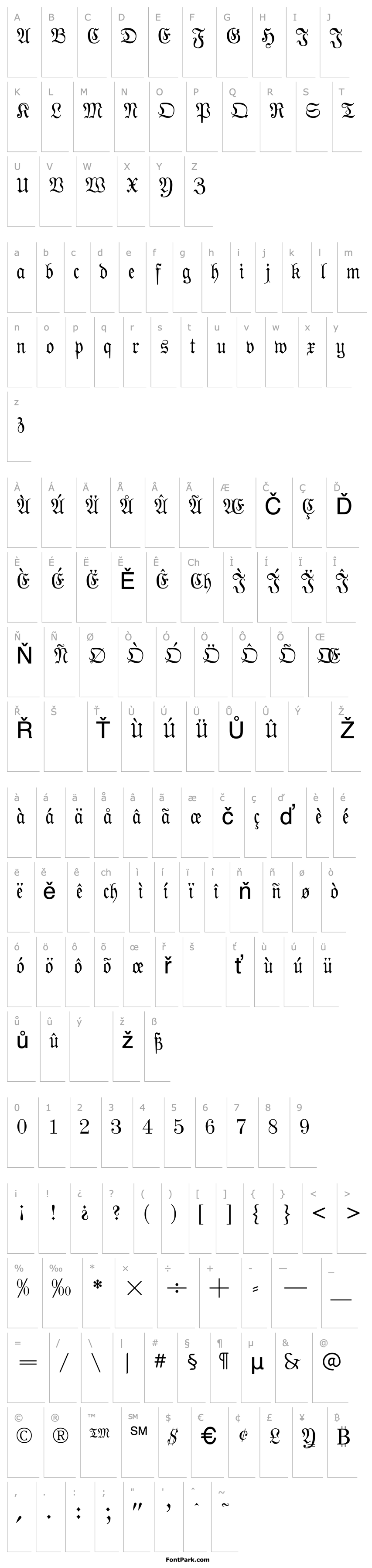 Overview Phraxtured Regular