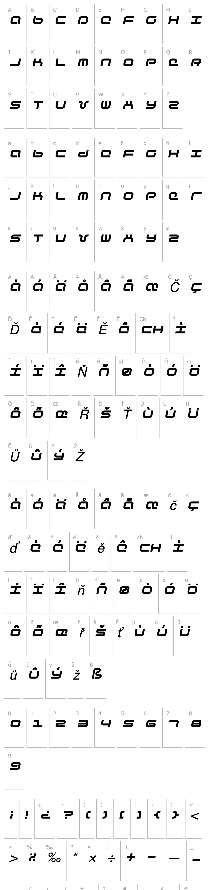Overview Phutura Italic
