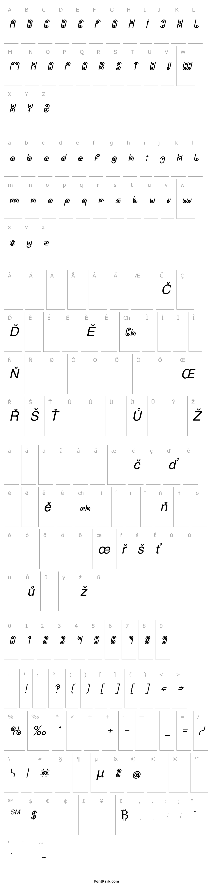 Přehled PHYTOPLANKTON Italic