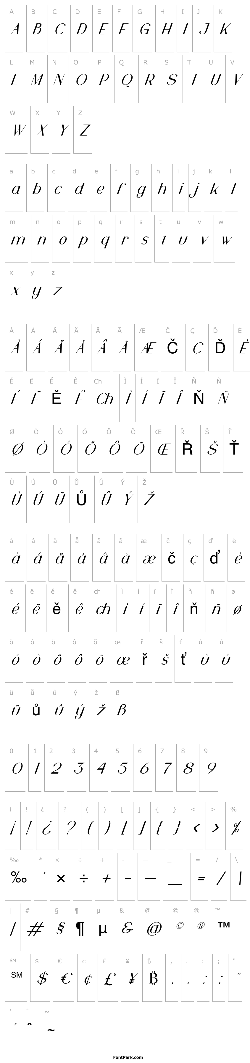 Overview Pinkerston Italic