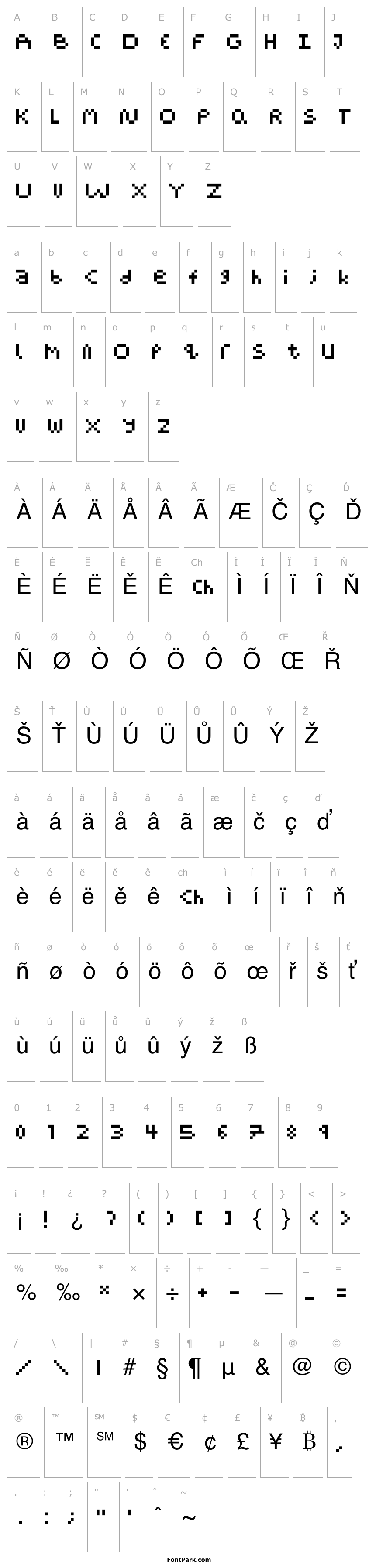 Overview Pixel Block BB Regular