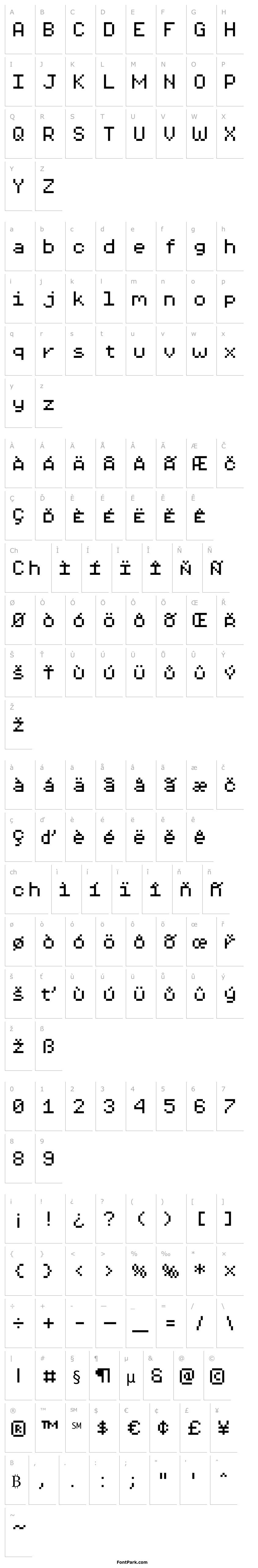 Overview Pixel Operator Mono 8