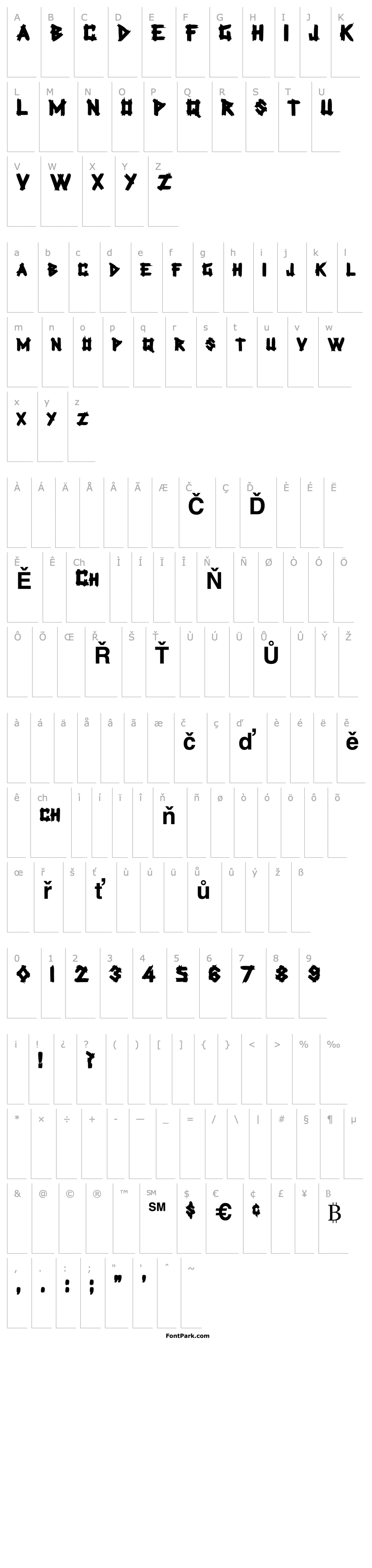 Overview PlanksDisplayCaps Bold