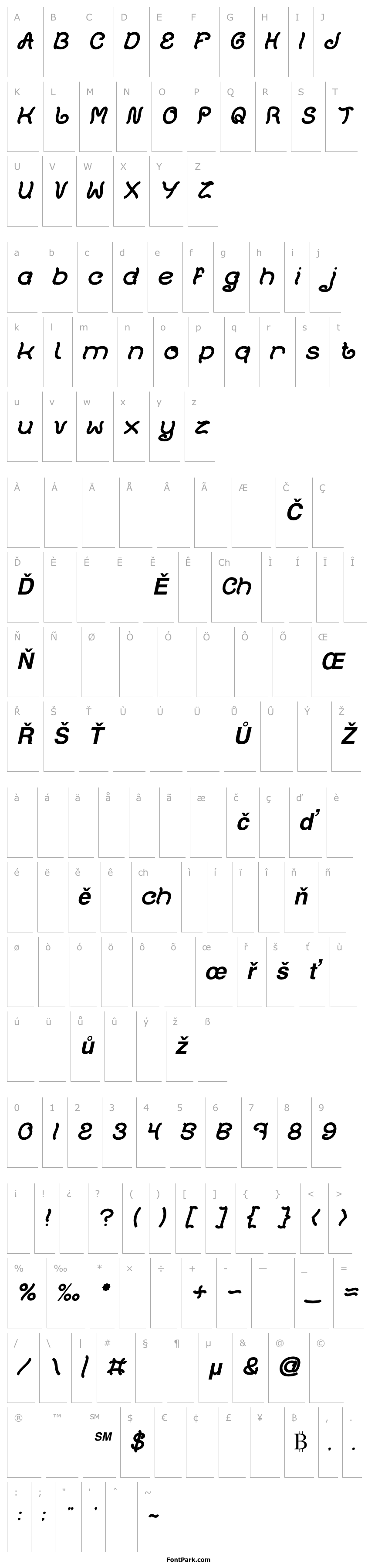 Přehled Plant On Lawn Bold Italic