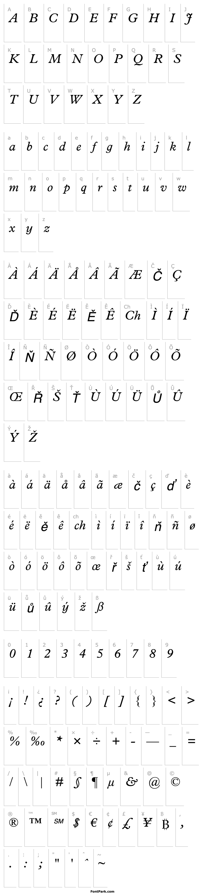 Overview PlantinInfantMTStd-Italic