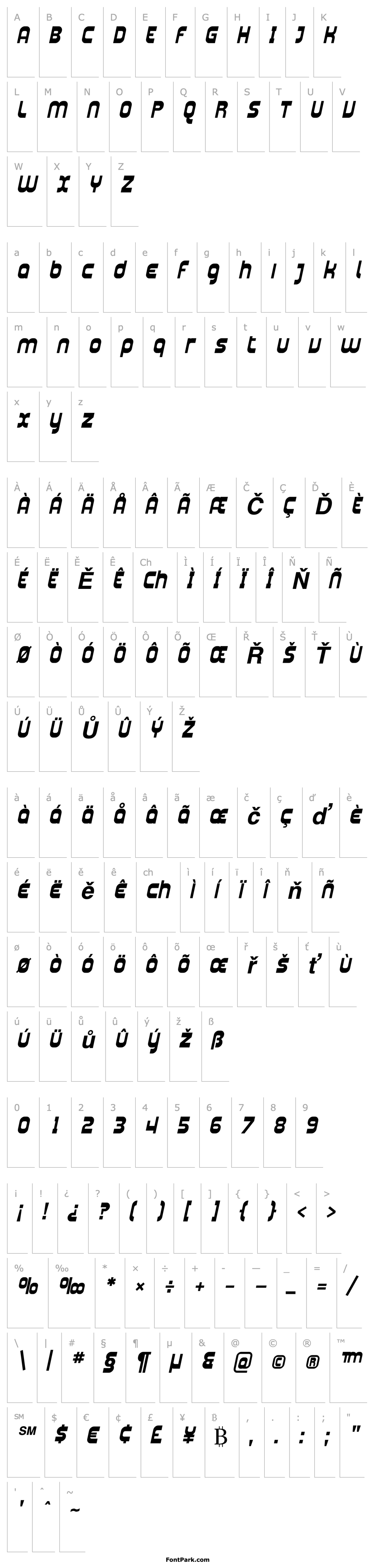 Přehled Plasmatica Bold Italic