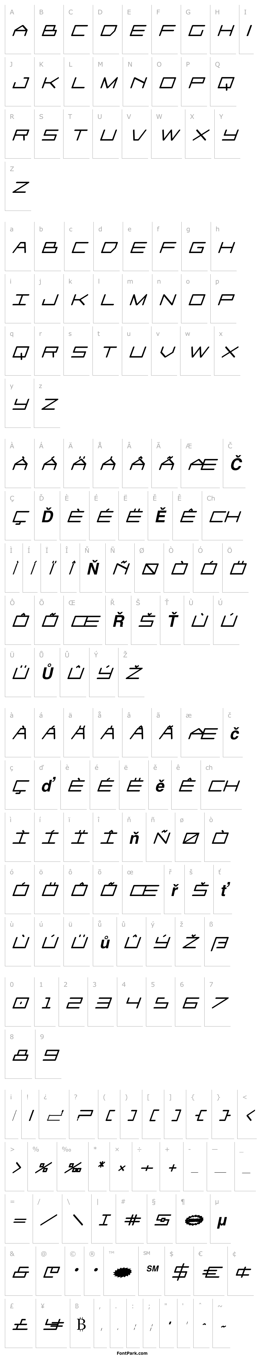 Přehled Player 1 Up Black Italic