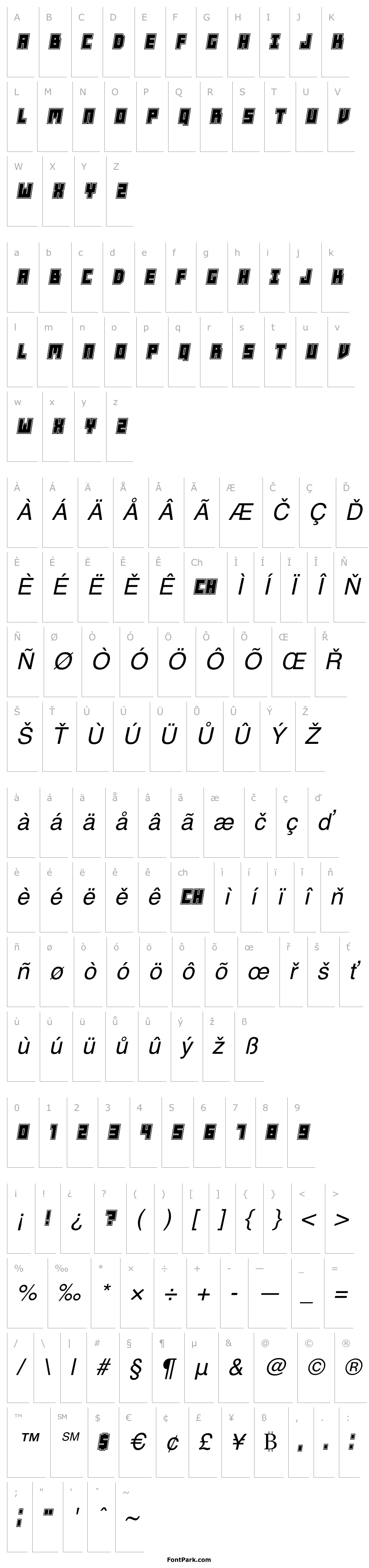 Overview Players College Italic