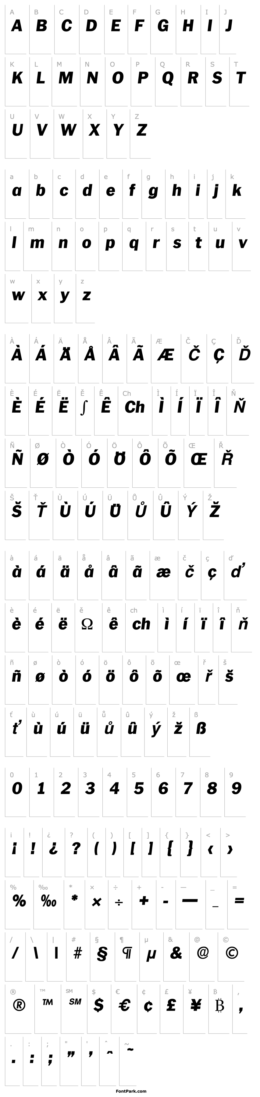 Overview Plymouth-Serial-Heavy-RegularItalic