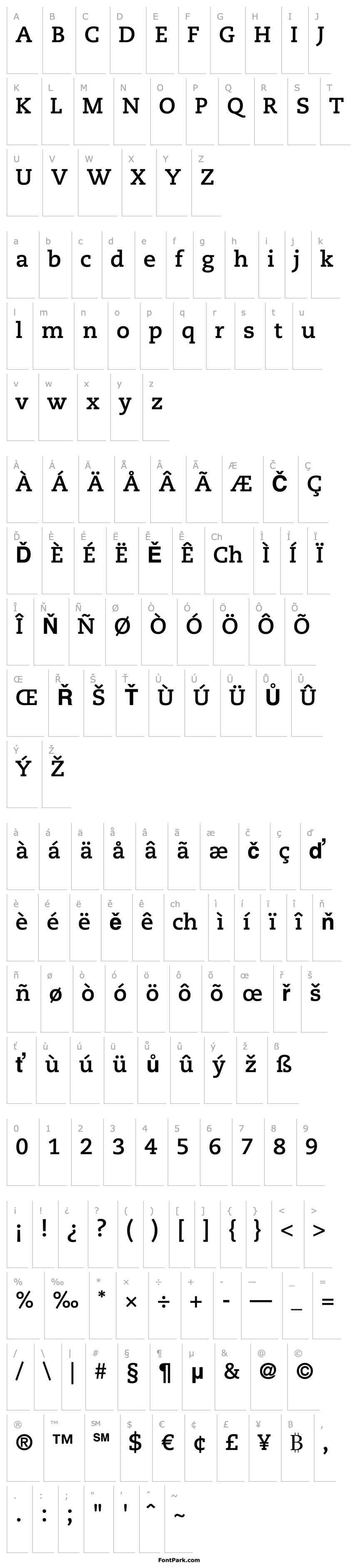 Overview PMN Caecilia LT 75 Bold