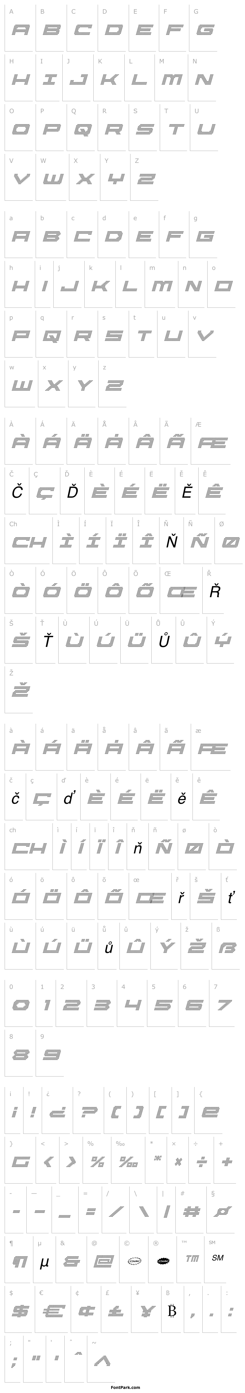 Overview Pocket Ball Condensed Italic