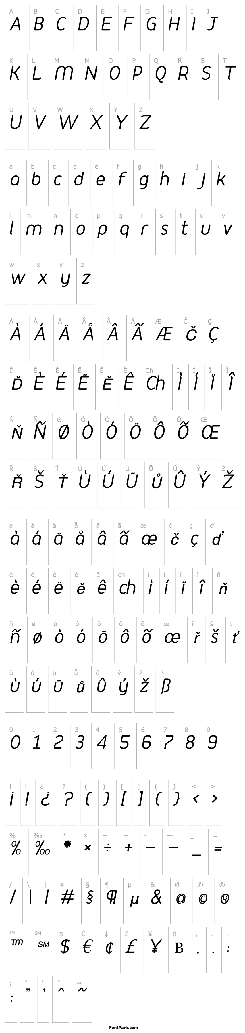 Overview Podium-Italic