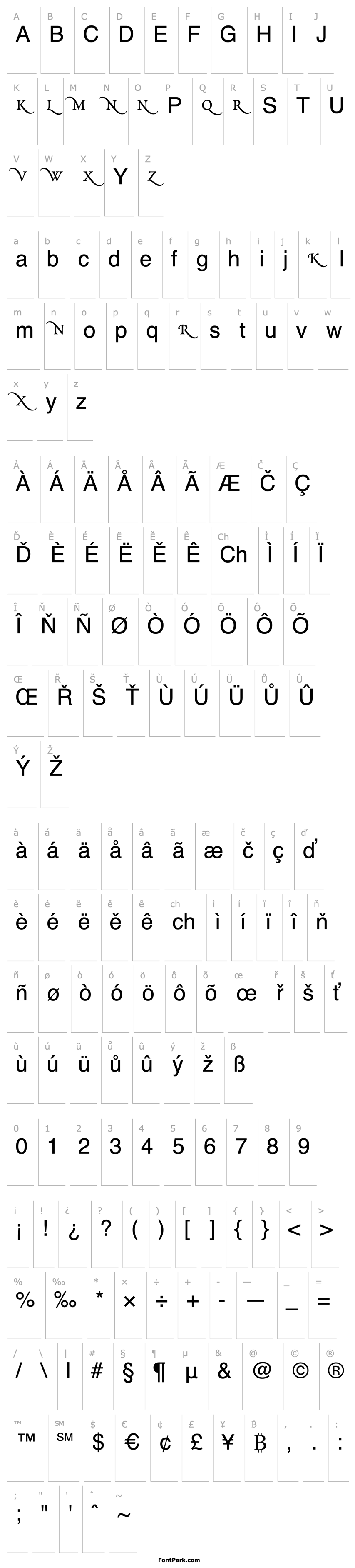 Overview Poetica Roman Small Capitals Alternate