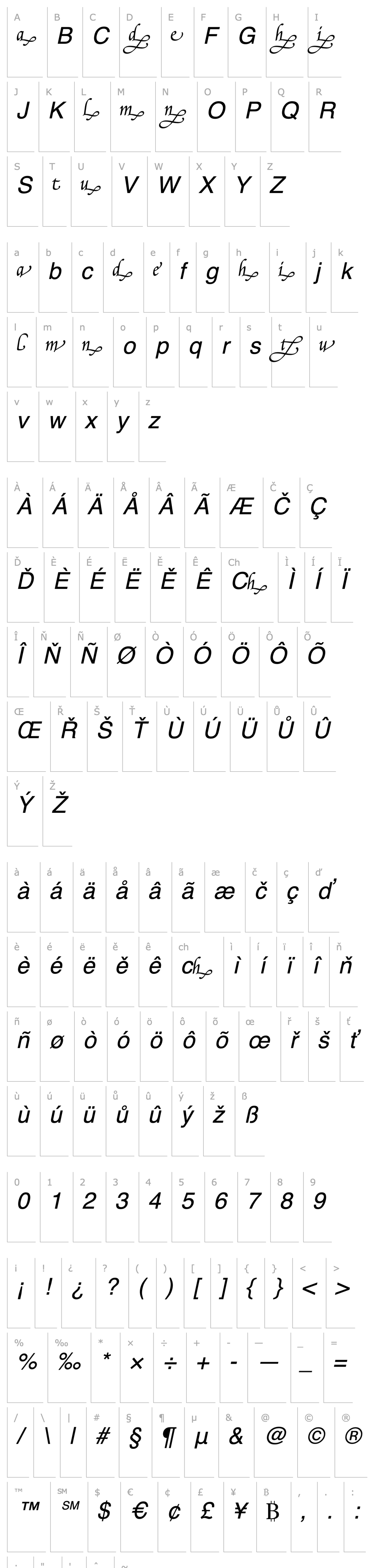 Overview Poetica Supp Lowercase Endings II