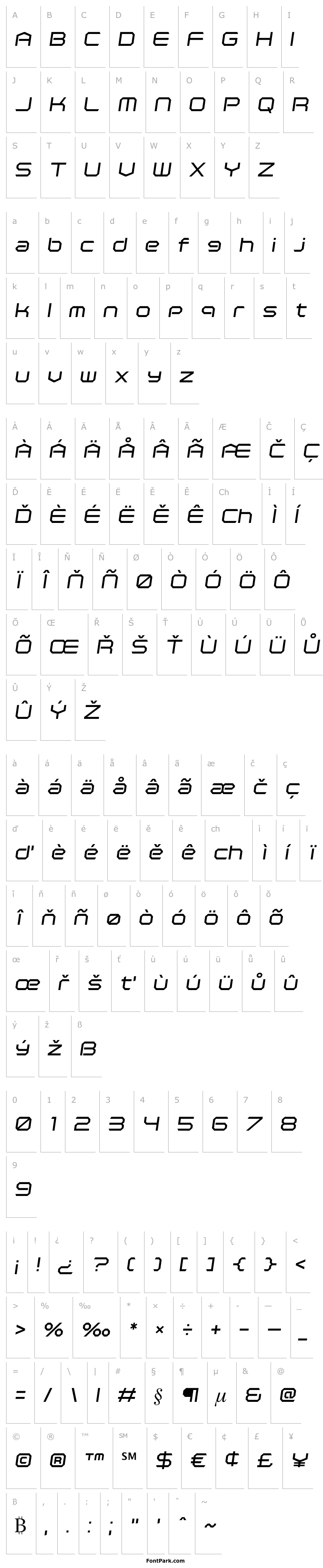 Overview Polentical Neon Italic