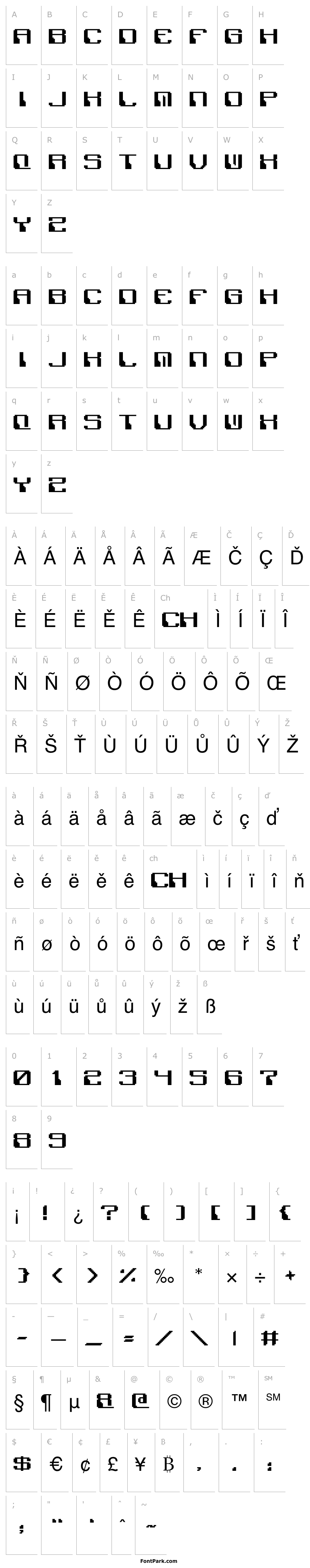 Overview Polix Mono Regular