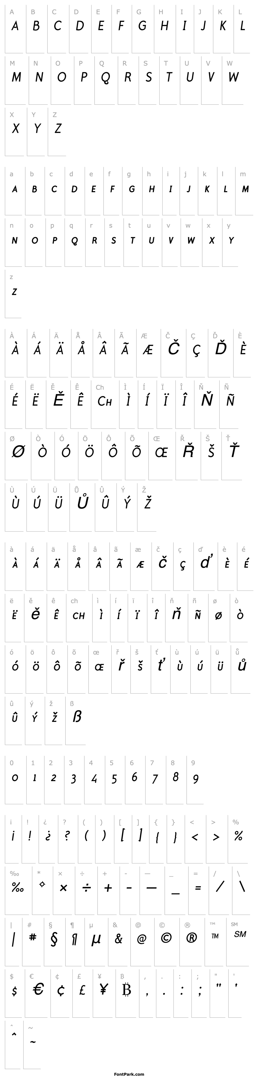 Overview PolymerBookCapsItalic