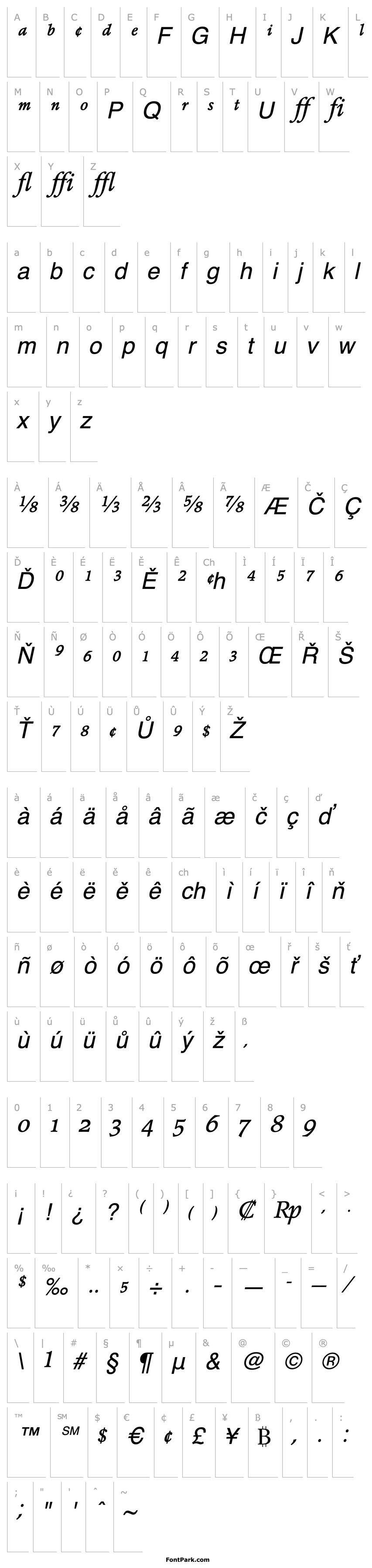 Přehled Poppl-PontifexBEExpert-Italic