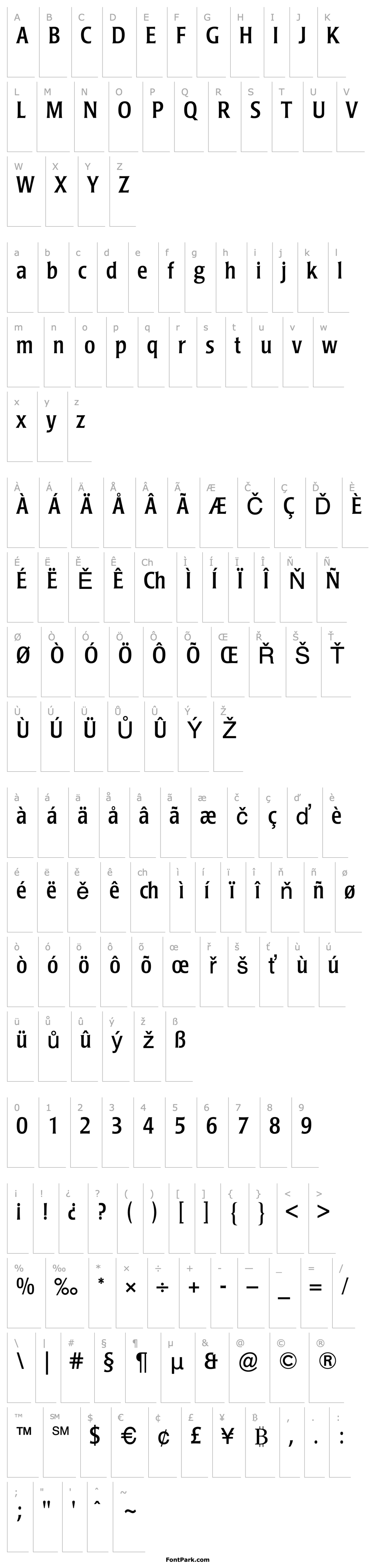 Overview PopplLaudatioCondensedBQ-Regular