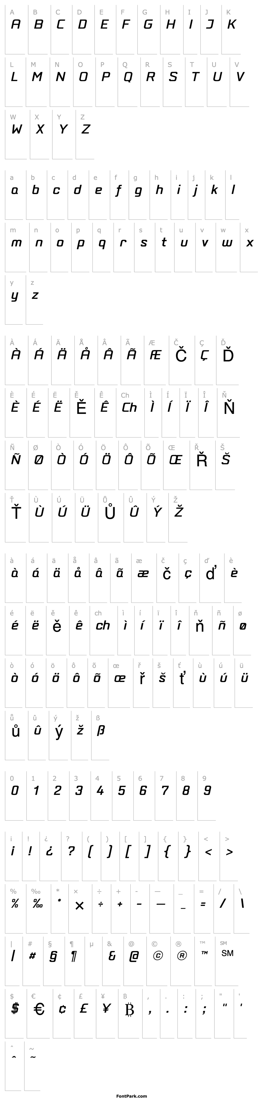 Overview PositecItalic