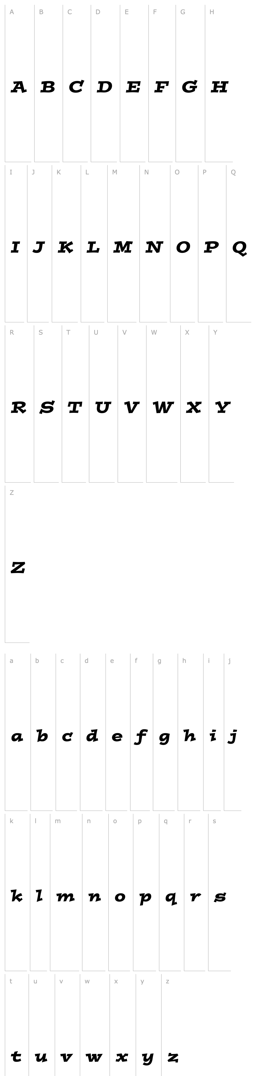 Overview Postino Italic