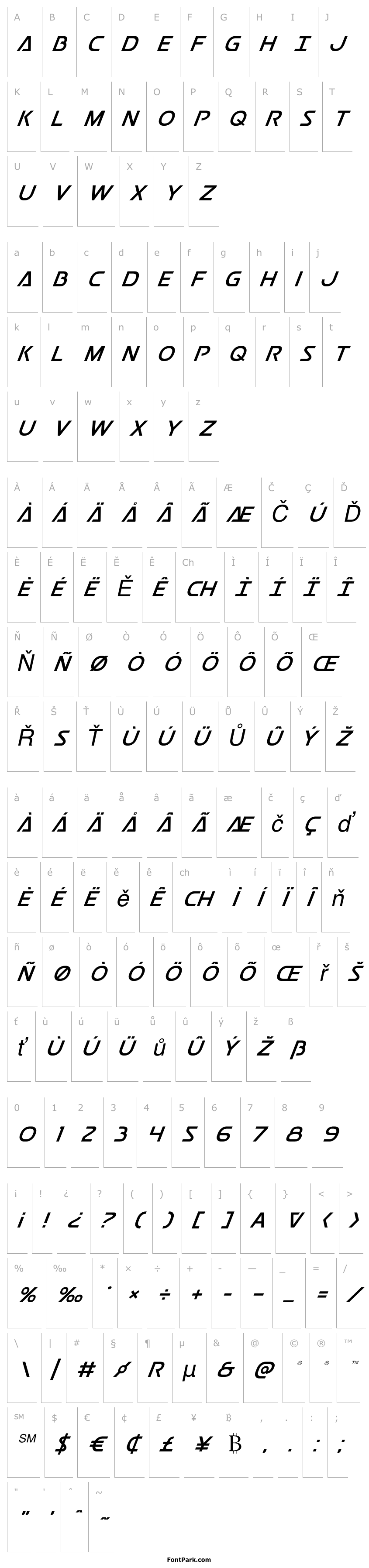Overview Postmaster Italic