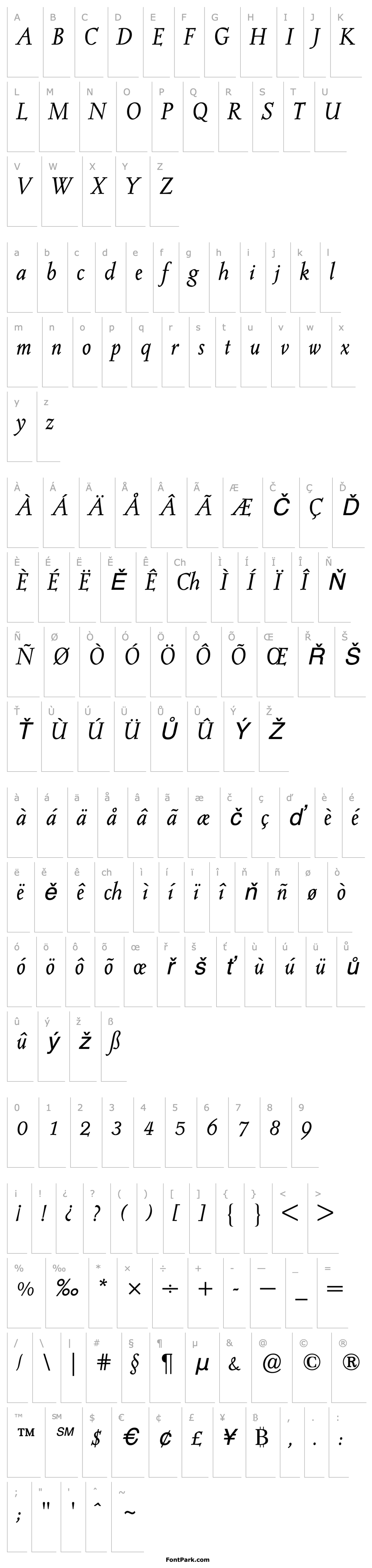 Overview PostMediaevalBQ-Italic