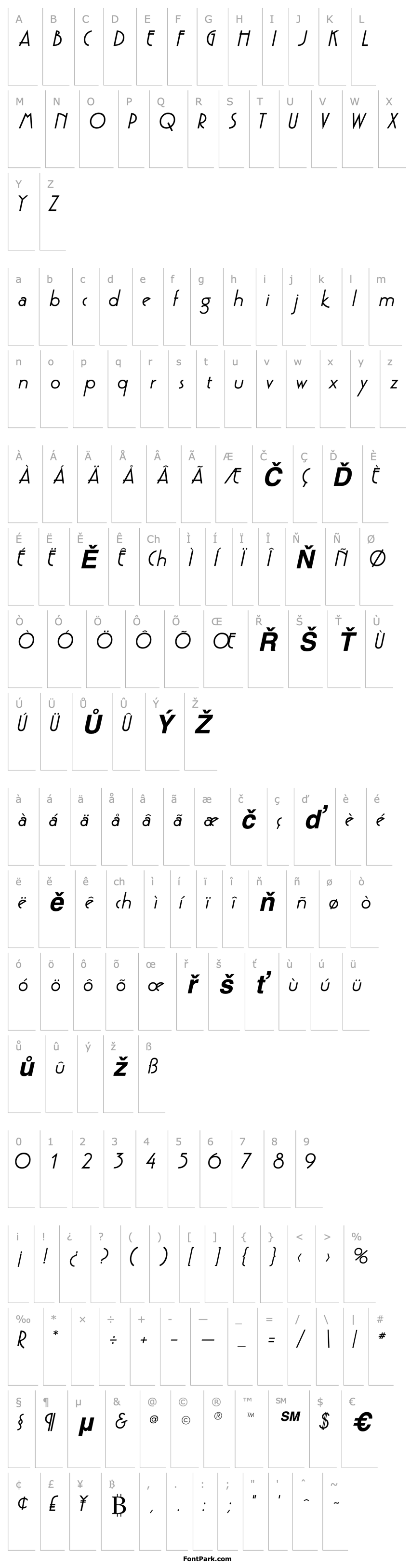 Overview PoufSSK Bold Italic