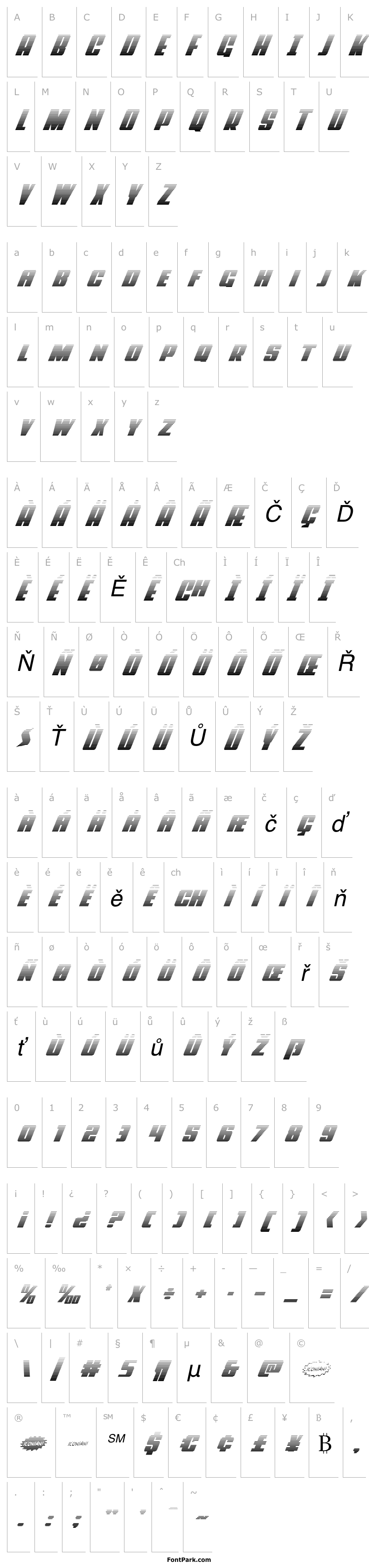 Přehled Power Lord Gradient Italic