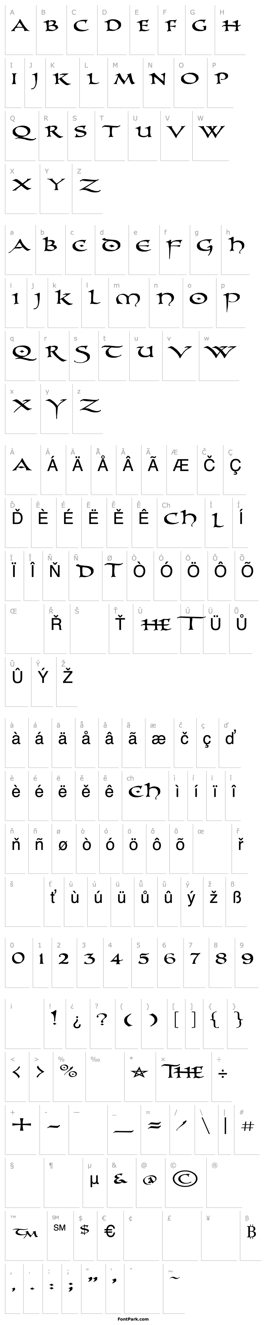 Overview PR Uncial Alt Caps 2