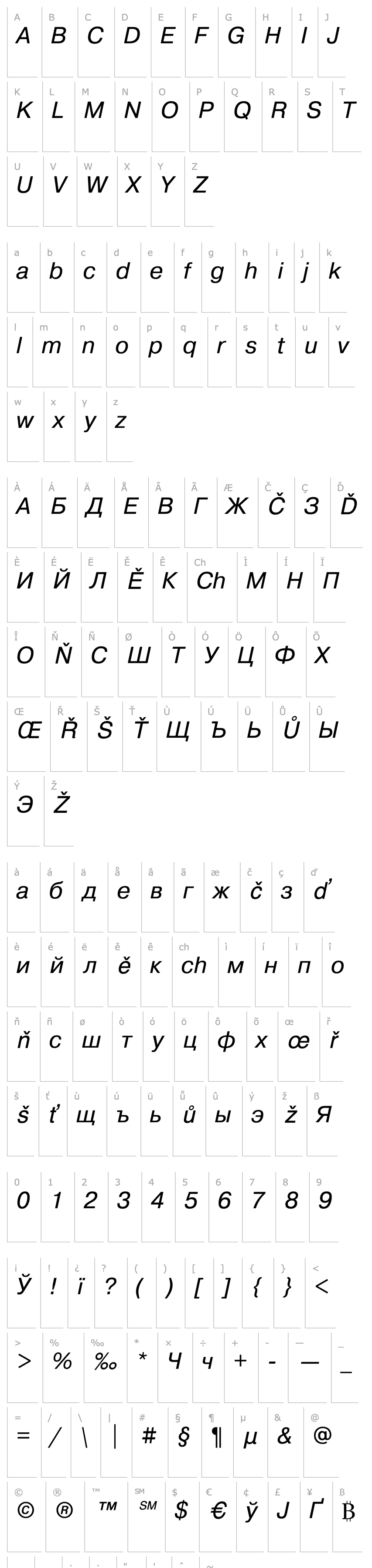 Přehled PragmaticaC-Oblique