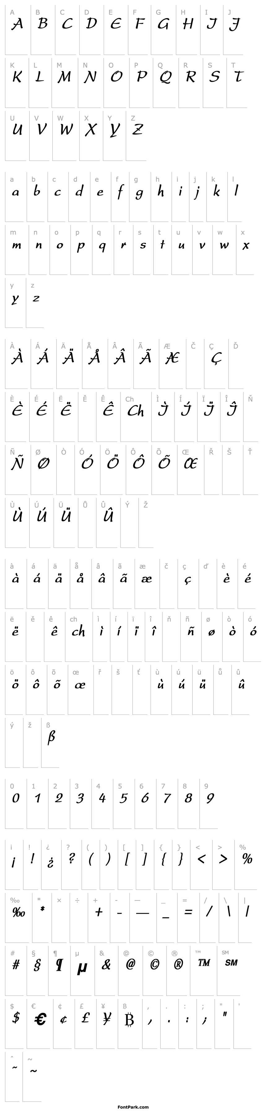 Overview Present Cn Bold Italic