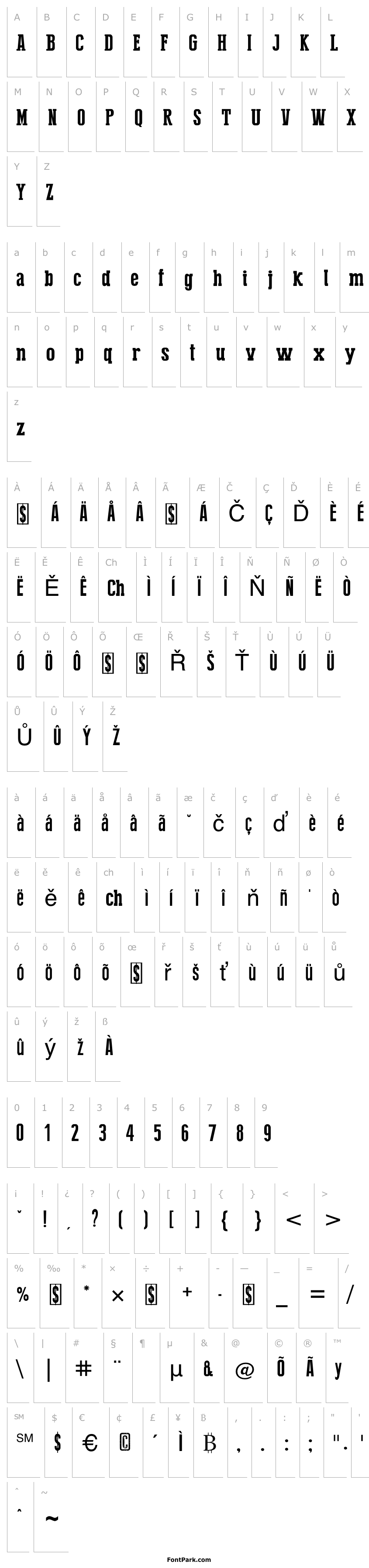 Přehled Press Serif Cool