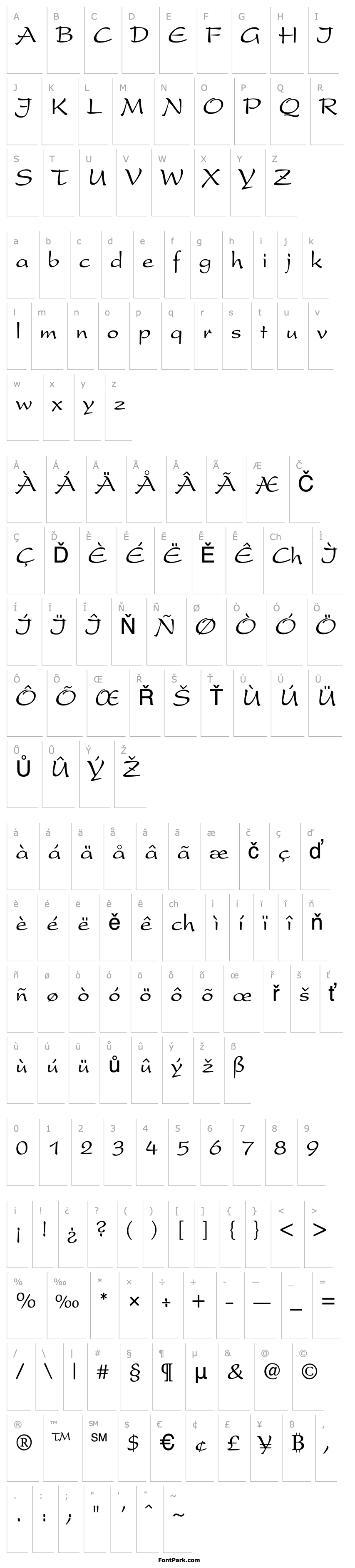 Overview PrestonScript Regular