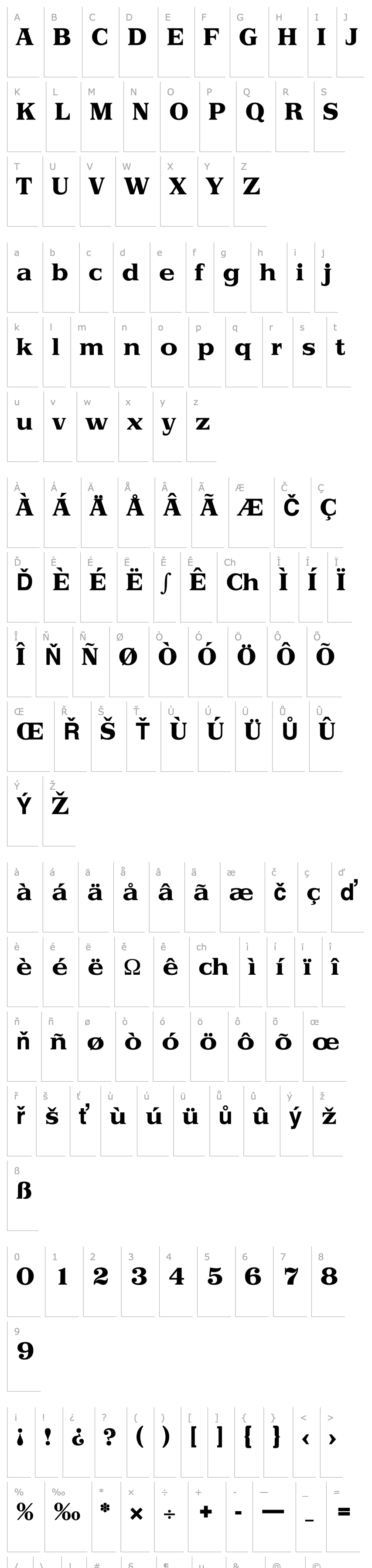 Overview Priamos-Serial-ExtraBold-Regular