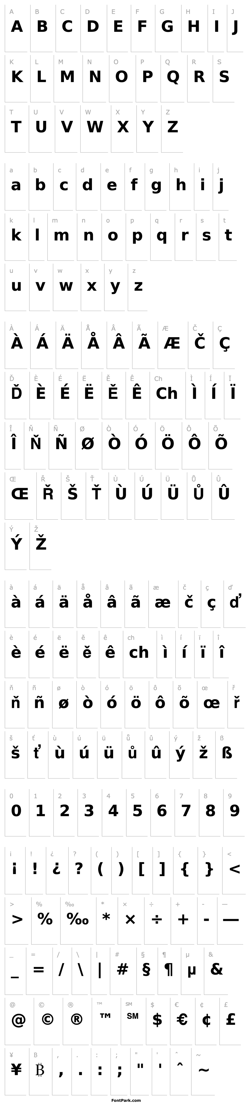 Overview Prima Sans Bold BT