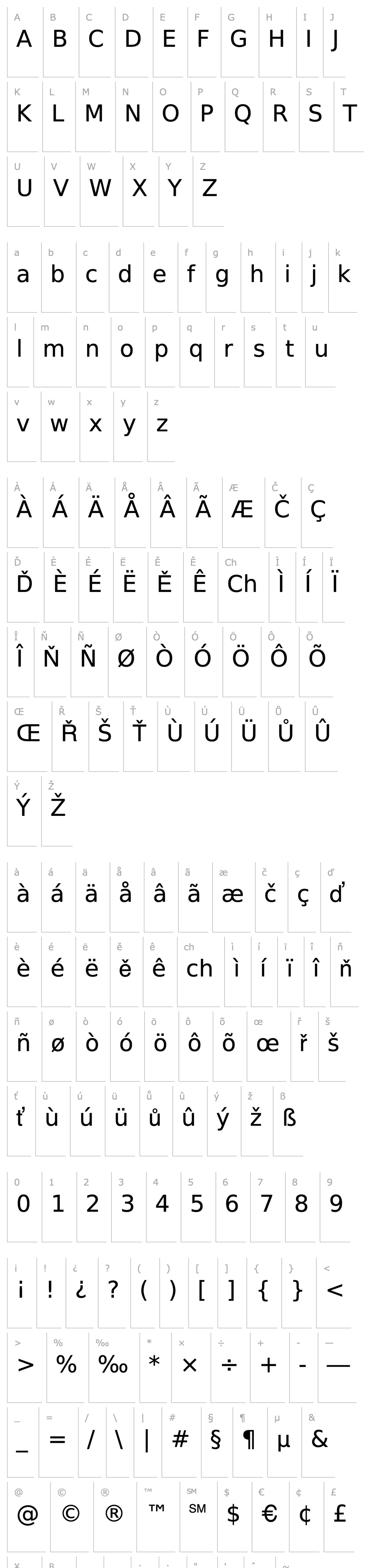 Overview Prima Sans BT