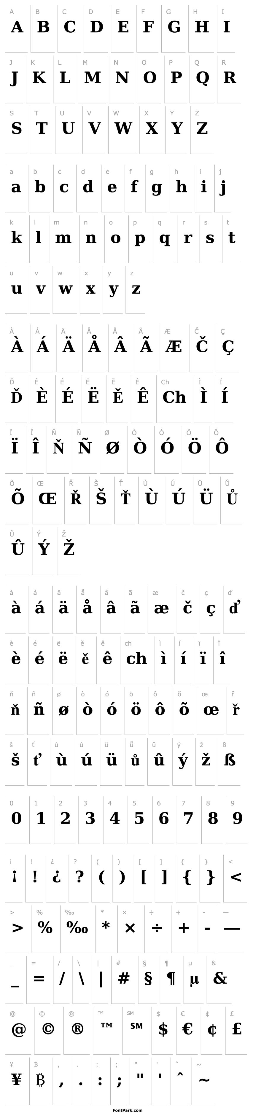 Overview PrimaSerif BT Bold