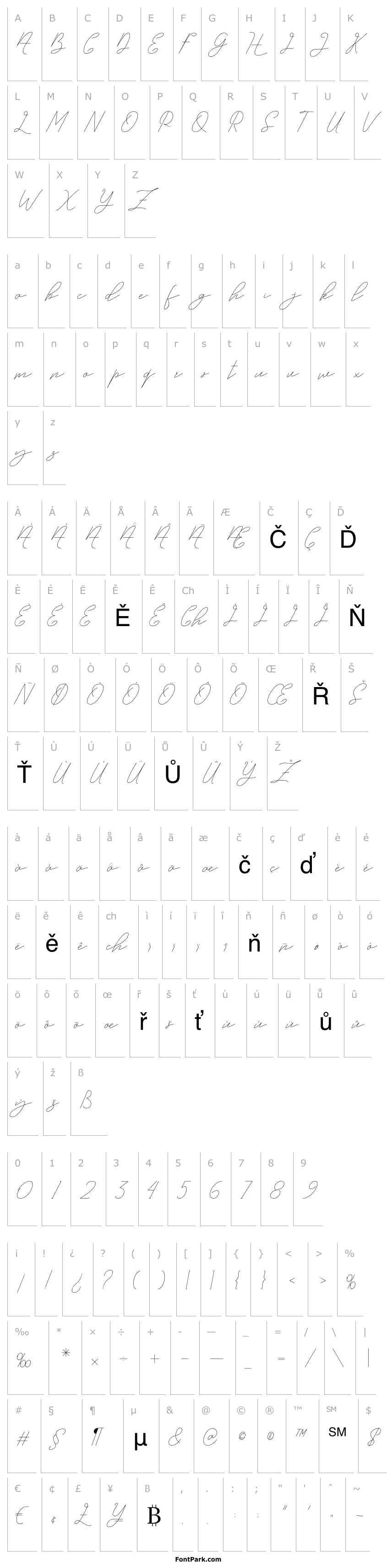 Princessa Font | FontPark.com