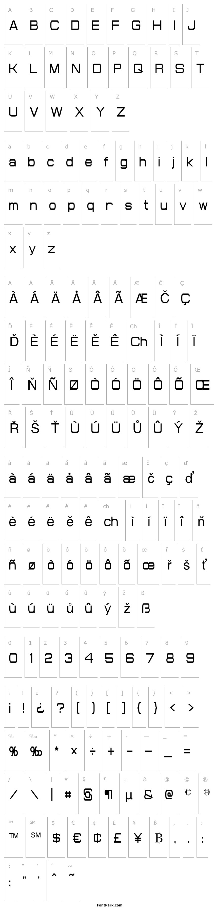 Overview Probert Condensed