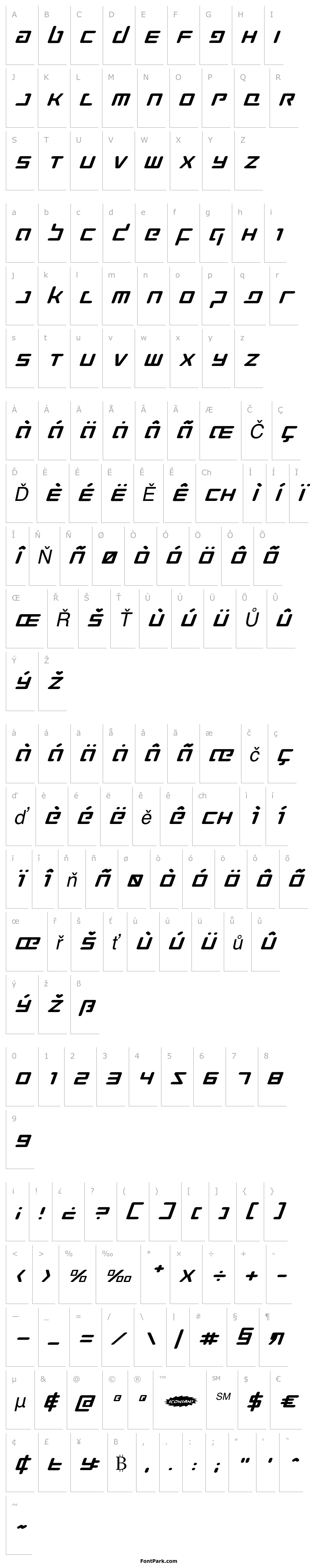 Přehled Prokofiev Expanded Italic