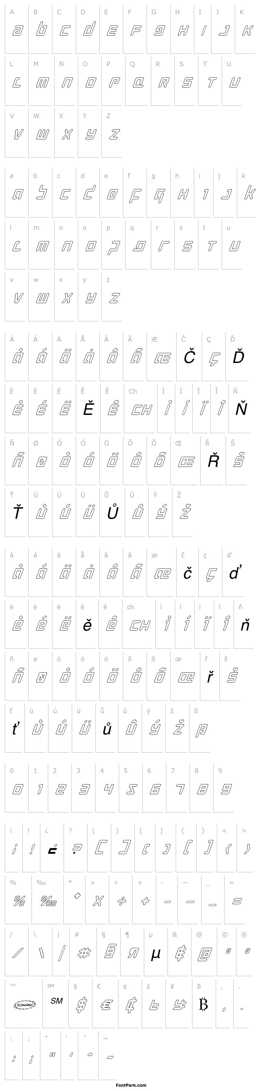 Přehled Prokofiev Outline Italic