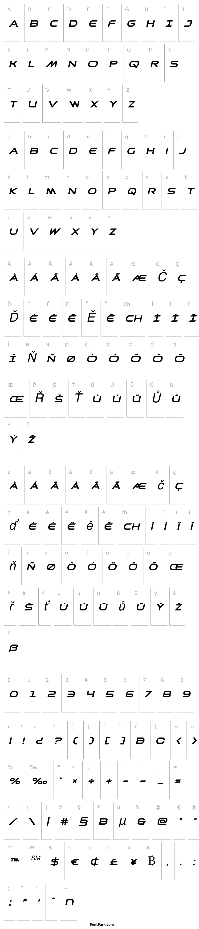 Přehled Promethean Bold Italic