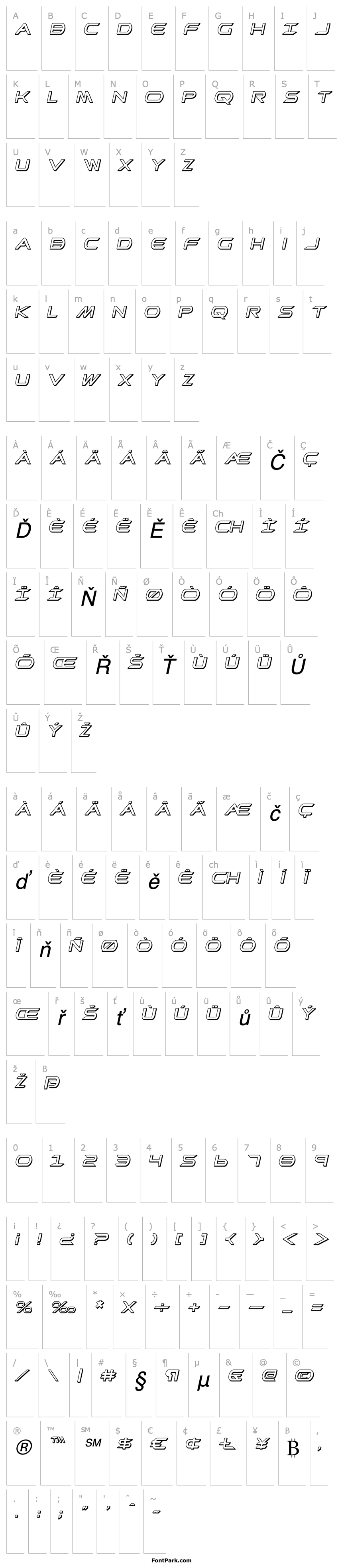 Overview Promethean Shadow Italic