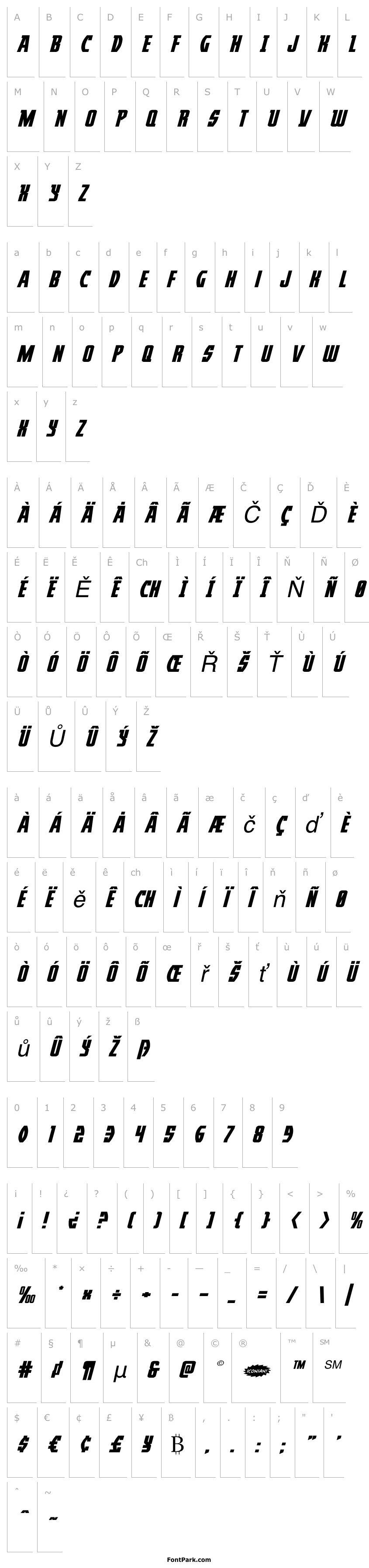 Overview Prowler Expanded Italic