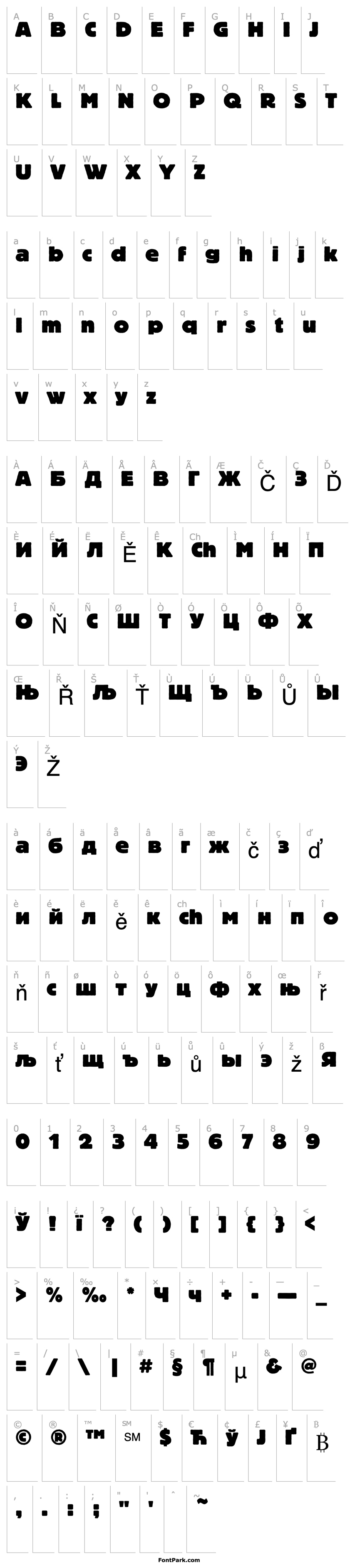 Overview PT Bloc Heavy Cyrillic 