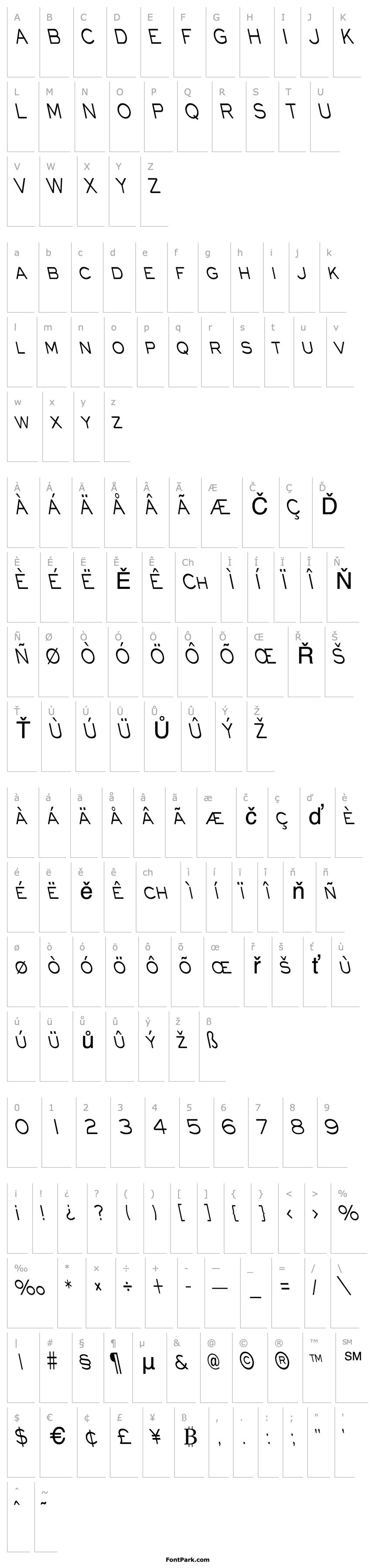 Přehled PT Eyechart CondBS Regular