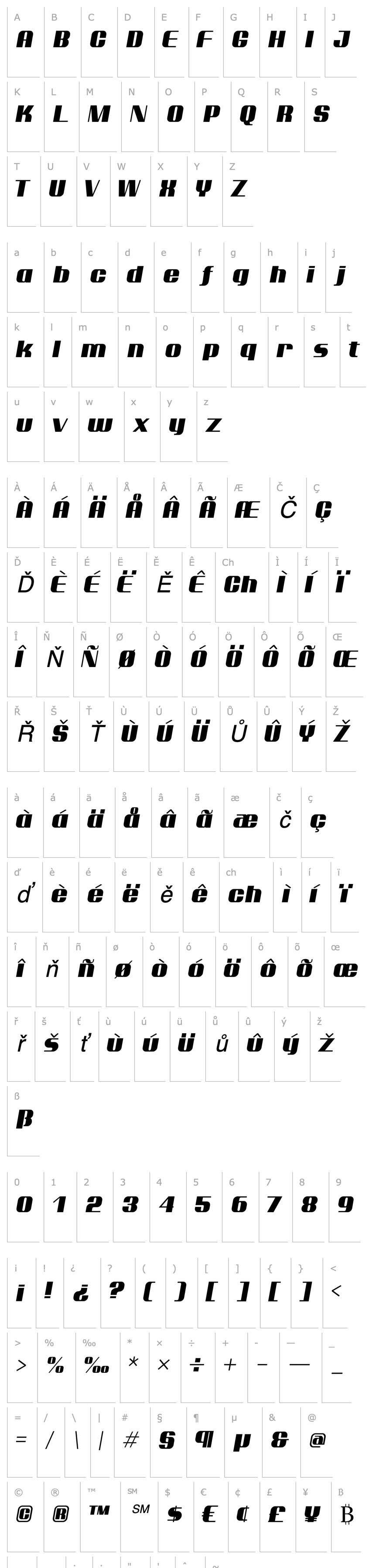 Overview Ptarmigan Italic