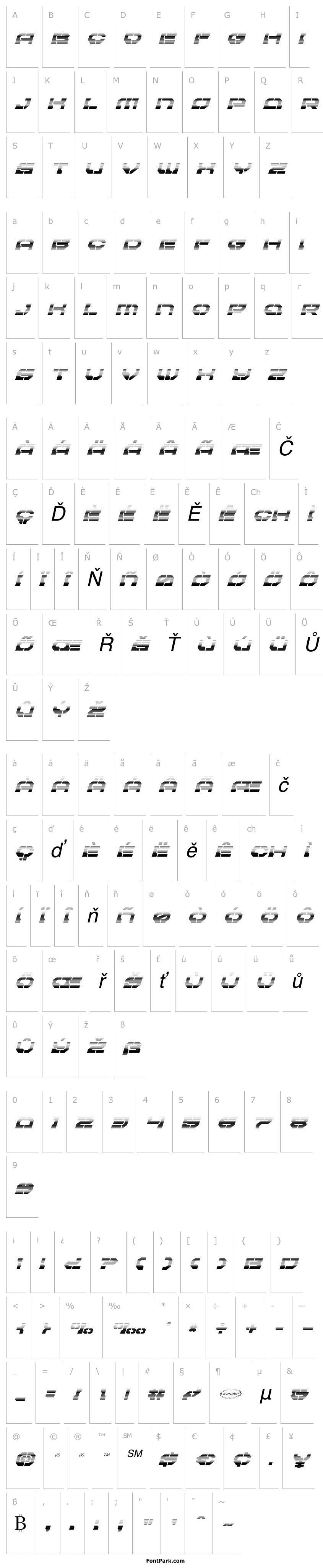 Overview Pulsar Class Gradient Italic