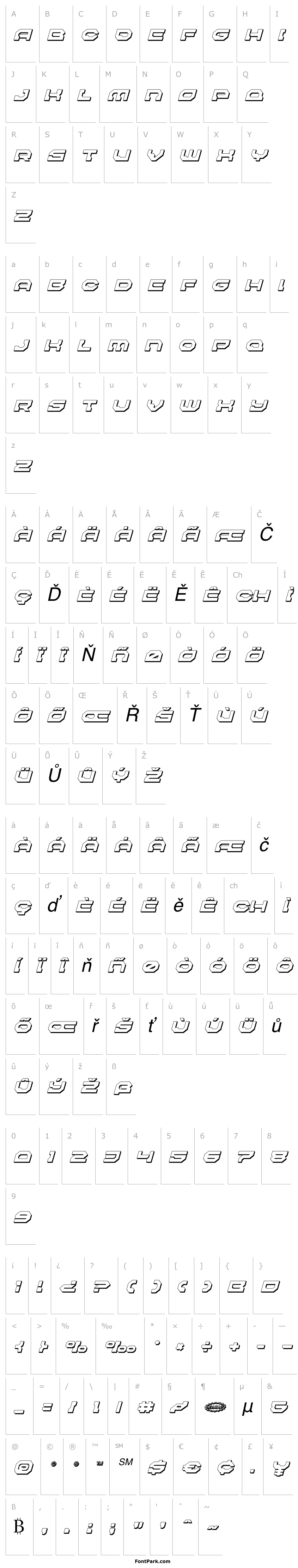 Overview Pulsar Class Solid 3D Italic